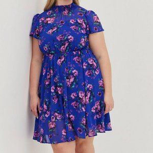 torrid   Mini Chiffon Smocked Dress